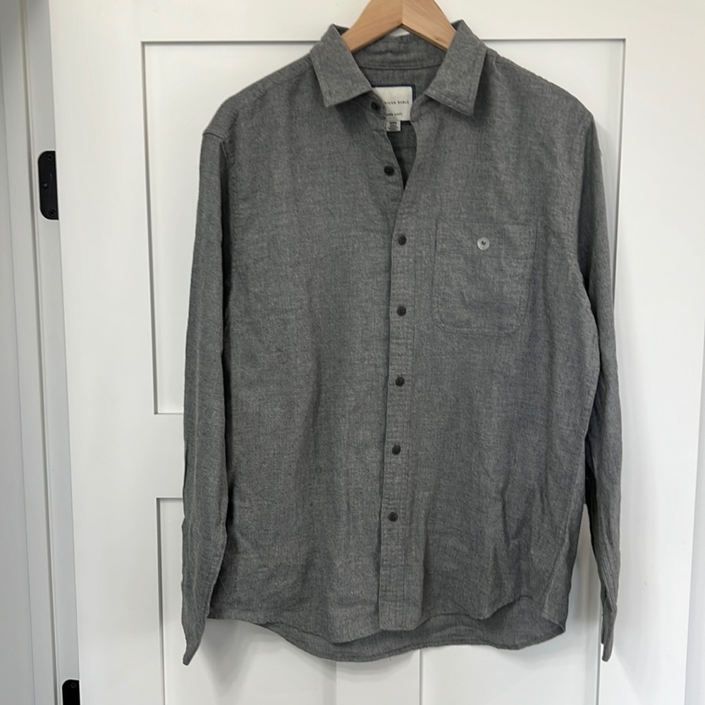 American Eagle Super Soft - Grey Button Down Men’… - image 1
